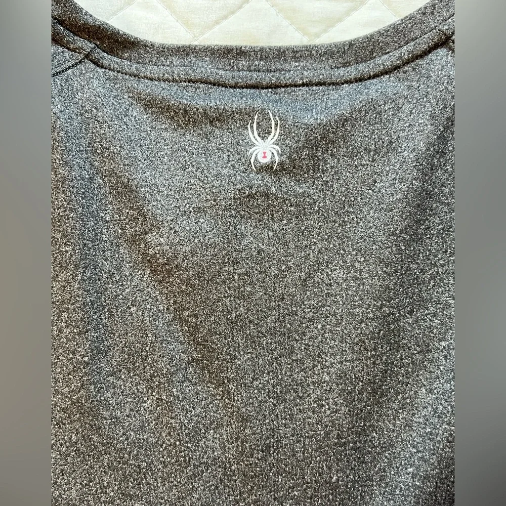 Spyder Active women’s Long Sleeve Performance‎ Top Black Heather size medium